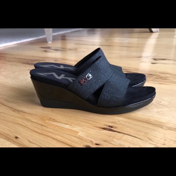anne klein sport peggy wedge sandal